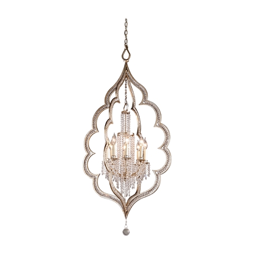 Corbett Lighting Corbett Lighting Bijoux Silver Leaf with Ant Island Light 161-48