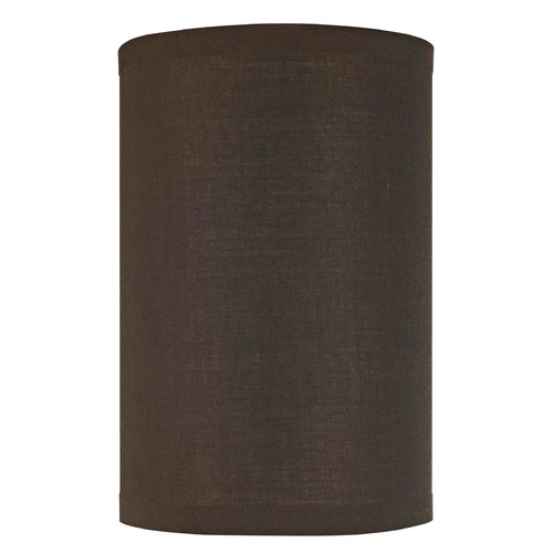 Uno Cylindrical Brown Lamp Shade