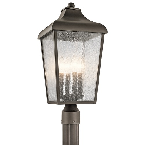 Kichler Lighting Forestdale 21.75-Inch Olde Bronze Post Light by Kichler Lighting 49739OZ