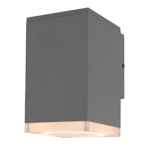 Silver 8-Inch LED Outdoor Wall Light by Avenue Lighting