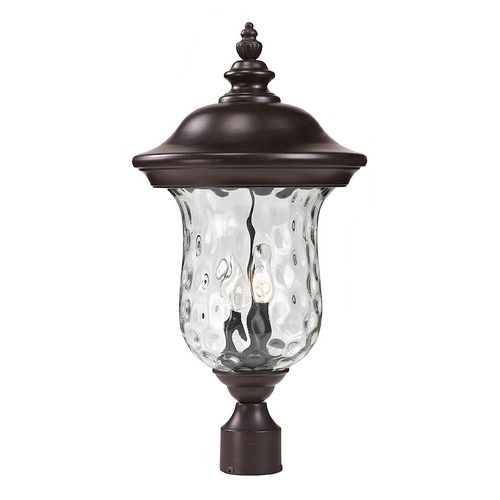 Z-Lite Armstrong Bronze Post Light by Z-Lite 533PHM-RBRZ