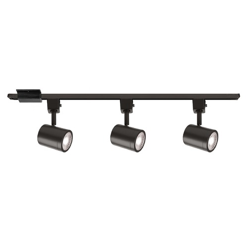 WAC Lighting Charge Black LED Track Light Kit by WAC Lighting H-8010&3-30-BK