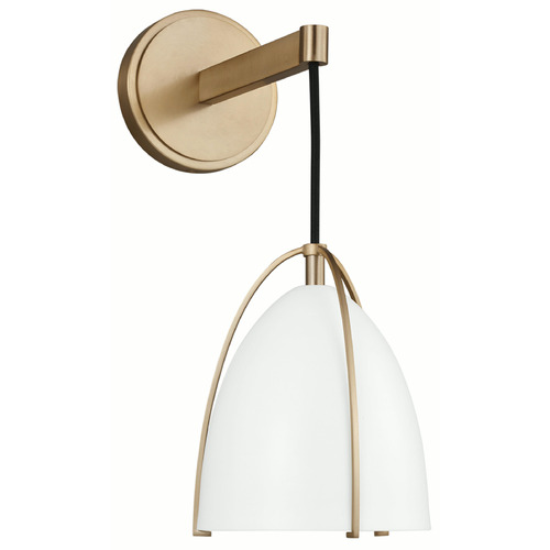 Visual Comfort Studio Collection Sean Lavin Norman Satin Brass Sconce