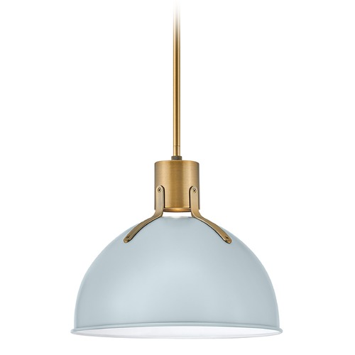 Argo 14-Inch Pendant in Pale Blue by Hinkley Lighting