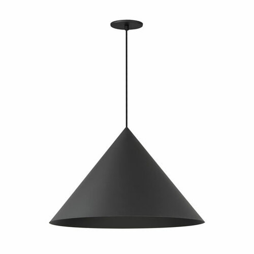 Pitch 22-Inch LED Pendant in Black by ET2 Lighting