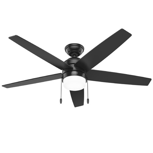 Hunter Fan Company Bardot Matte Black LED Ceiling Fan with Light