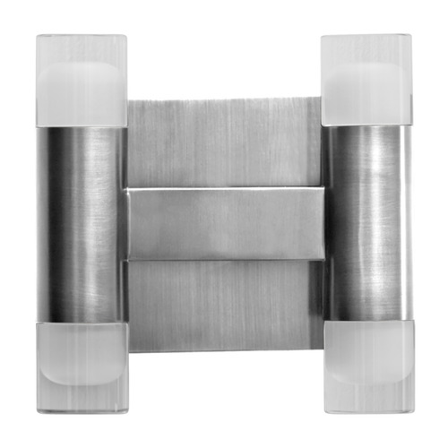 Oxygen Alarum Satin Nickel LED Sconce