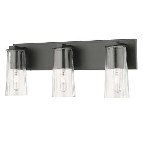 Z-Lite Z-Lite Titus Matte Black Bathroom Light 826-3V-MB