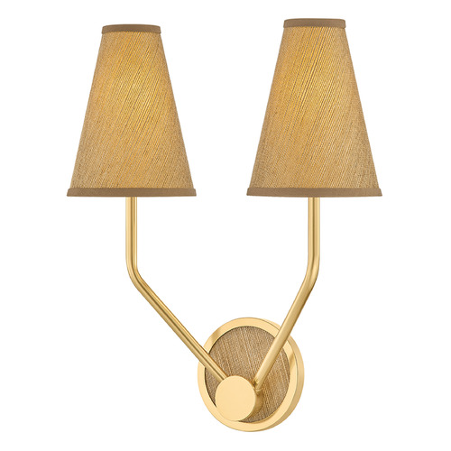 Hudson Valley Lighting Buskirk Aged Brass LED Sconce