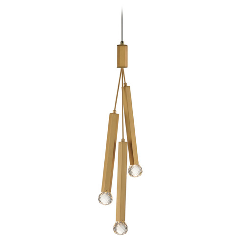 ET2 Lighting ET2 Allumettes Gold LED Mini-Pendant Light E23343-122GLD