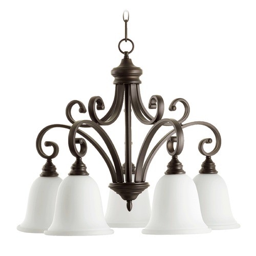 Quorum Lighting Bryant Oiled Bronze Chandelier by Quorum Lighting 6354-5-186