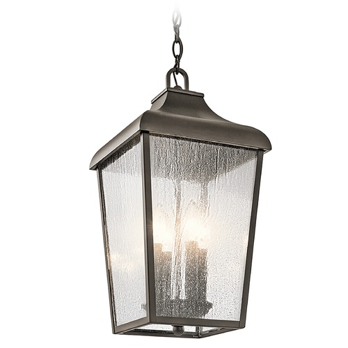 Kichler Lighting Forestdale 19.75-Inch Olde Bronze Outdoor Hanging Light by Kichler Lighting 49740OZ