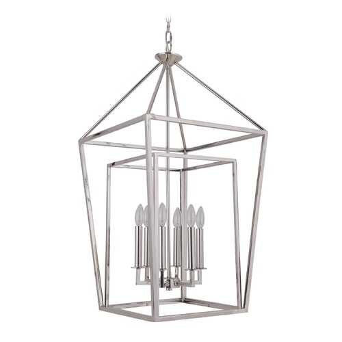 Craftmade Lighting Hudson 19-Inch Polished Nickel Pendant by Craftmade Lighting 45836-PLN