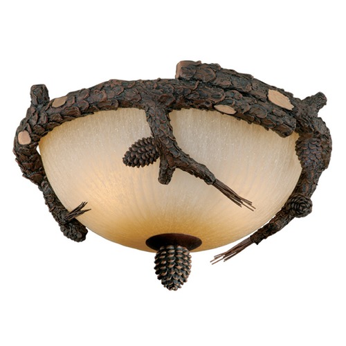 Fan Light Kit Weathered Patina by Vaxcel Lighting