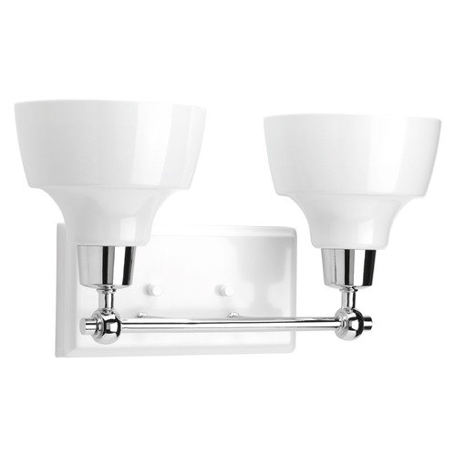 Progress Lighting Bramlett Bathroom Light in Chrome by Progress Lighting P300040-015