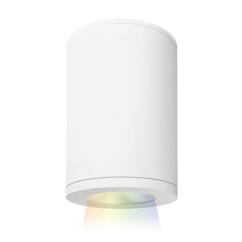 WAC Lighting Tube Architectural 5-Inch LED Color Changing Flush Mount by WAC Lighting DS-CD05-F-CC-WT