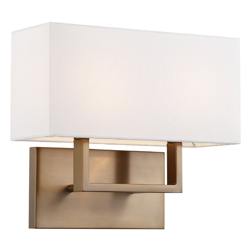 Tribeca Burnished Brass Bathroom Light by Nuvo Lighting