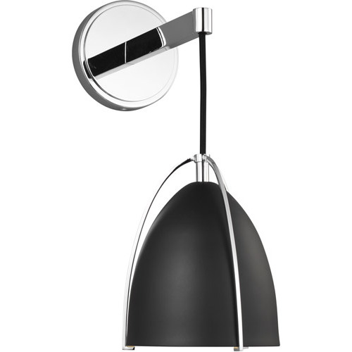 Visual Comfort Studio Collection Norman 15.38-Inch Wall Sconce in Chrome by Visual Comfort Studio 4151701-05