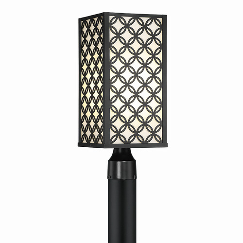 Clover 19-Inch LED Post Light in Black by Eurofase Lighting