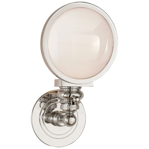E.F. Chapman Boston Head Light Sconce in Nickel by Visual Comfort Signature