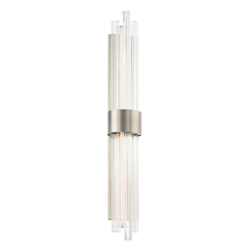 Modern Forms by WAC Lighting Luzerne Brushed Nickel LED Vertical Bathroom Light by Modern Forms WS-30128-BN