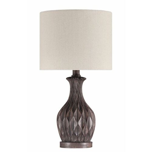 Painted Brown Table Lamp by Craftmade Lighting