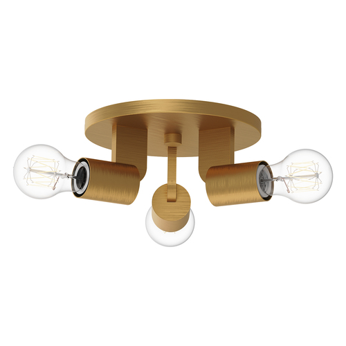 Alora Lighting Claire Aged Gold Semi-Flushmount Light