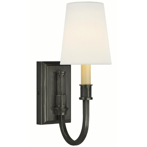 Visual Comfort Signature Collection Thomas O'brien Modern Library Bronze Sconce