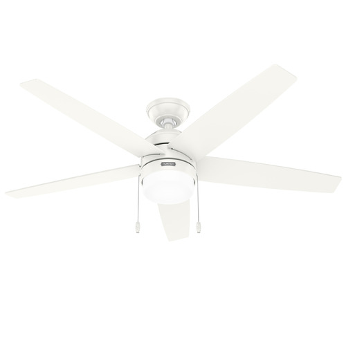 Hunter Fan Company Bardot Fresh White LED Ceiling Fan with Light