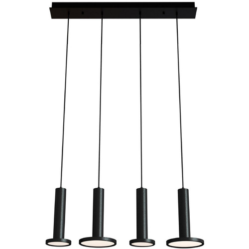 Afx Lighting Luna Black LED Multi-Light Pendant