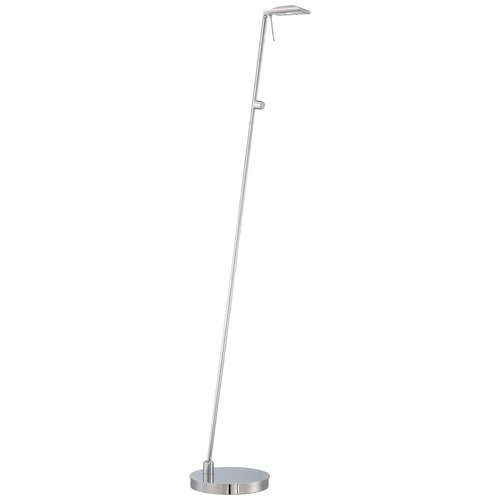 George Kovacs Lighting George's Reading Room LED Pharmacy Floor Lamp in Chrome by George Kovacs P4324-077