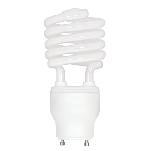 Satco Lighting 23W GU24 Mini Spiral Compact Fluorescent Bulb 3500K by Satco Lighting S8232