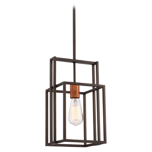 Lake Forest Bronze & Copper Mini Pendant by Nuvo Lighting