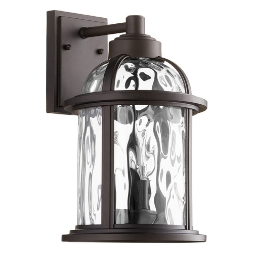 Quorum Lighting Winston Oiled Bronze Outdoor Wall Light by Quorum Lighting 7760-3-86