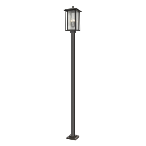 Z-Lite Aspen Oil Rubbed Bronze Post Light by Z-Lite 554PHXLS-536P-ORB