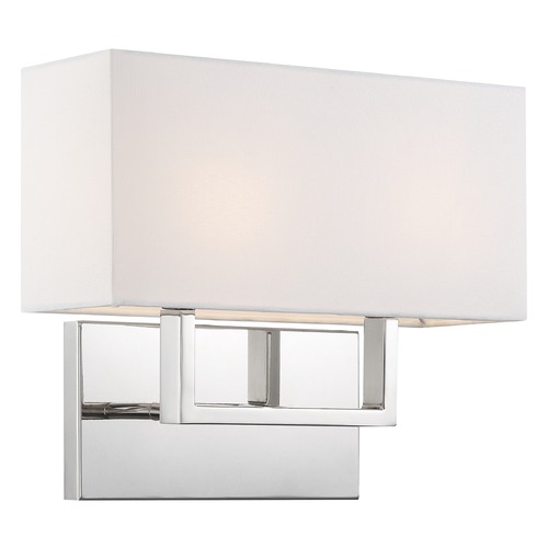 Tribeca Polished Nickel Bathroom Light by Nuvo Lighting