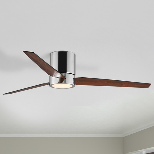 Braden Polished Chrome LED Ceiling Fan 3000K by Progress Lighting
