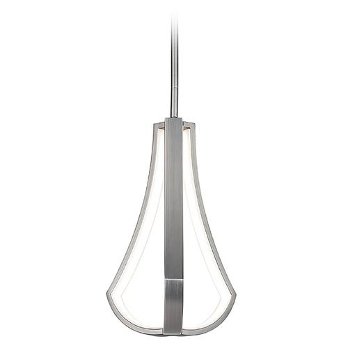 WAC Lighting Artemis 14-Inch LED Pendant in Brushed Nickel 3000K by WAC Lighting PD-85114-BN