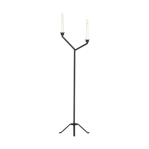 Generation Lighting ED Ellen-DeGeneres Hopton 2-Light Midnight Black Modern LED Floor Lamp by Generation Lighting ET1212MBK3