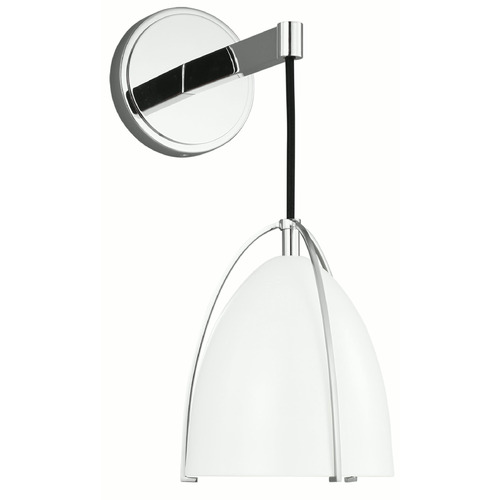 Visual Comfort Studio Collection Sean Lavin Norman Chrome Sconce