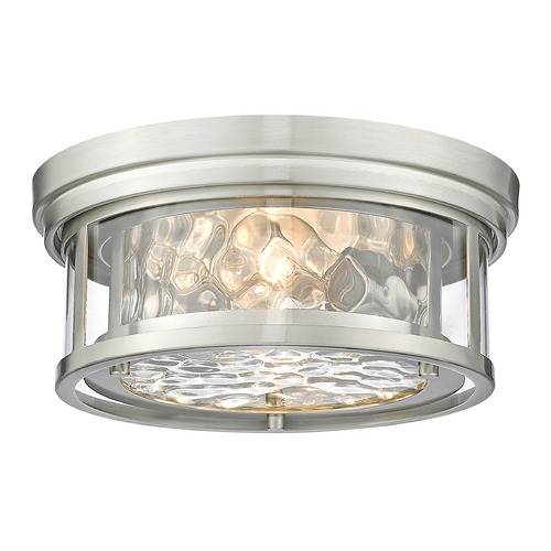 Clarion Brushed Nickel Flush Mount by Z-Lite