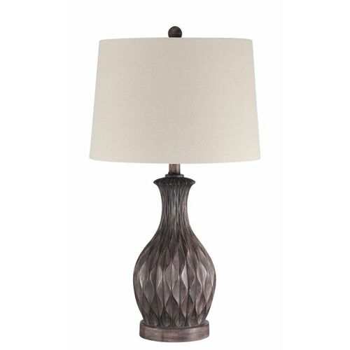 Painted Brown Table Lamp by Craftmade Lighting