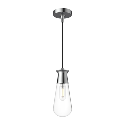 Alora Lighting Marcel Chrome Mini-Pendant Light with Bowl / Dome Shade
