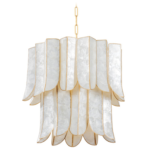 Corbett Lighting Cartagena Vintage Gold Leaf LED Chandelier