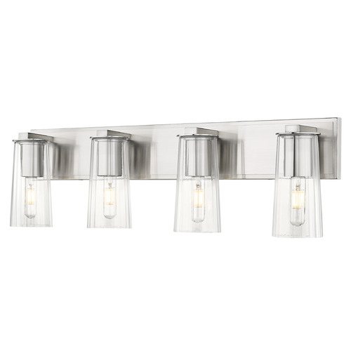 Z-Lite Z-Lite Titus Brushed Nickel Bathroom Light 826-4V-BN