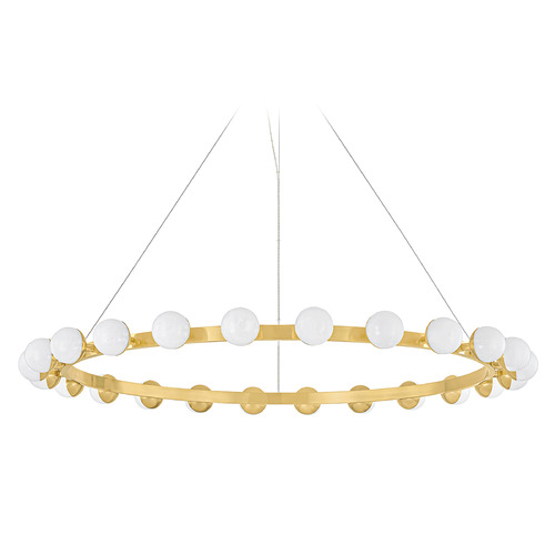 Corbett Lighting Linus Vintage Brass LED Chandelier