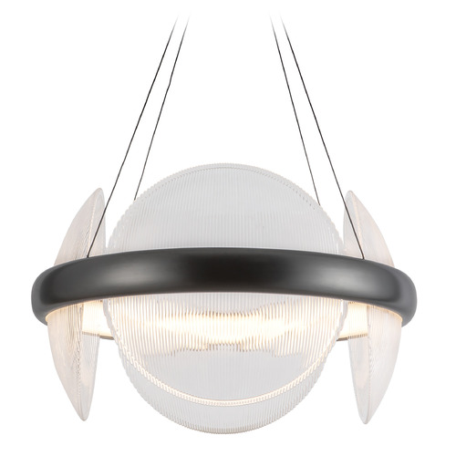 Kuzco Lighting Taurus Urban Bronze LED Pendant Light with Bowl / Dome Shade