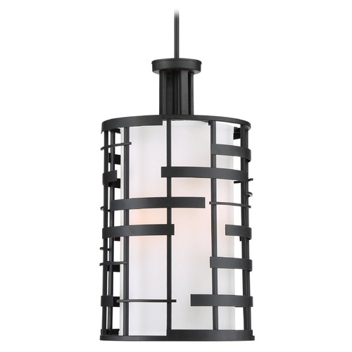Lansing Textured Black Pendant by Nuvo Lighting
