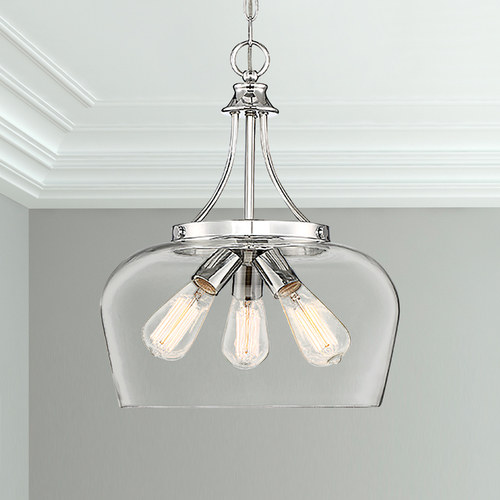 Savoy House Octave Polished Chrome Pendant by Savoy House 7-4034-3-11