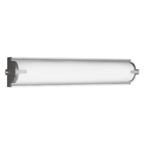 Generation Lighting Braunfels Satin Aluminum LED Vertical Bath Light by Generation Lighting 4535793S-04